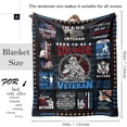thumbnail image 2 of Veterans Day Gifts/Decorations Bulk - Vietnam Veteran Gifts Blanket 60"x50" - Veteran Gifts for Men - Navy/Air/Army Veteran Gifts Blankets - Unique Gifts for Veterans - Hard Head Veterans, 2 of 5