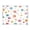 Small Watercolor Splashes and Dots, variant on Acrylic Tray Clear Serving Tray Rectangle Decorative Tray with Cut Handle Small Colors Shapes