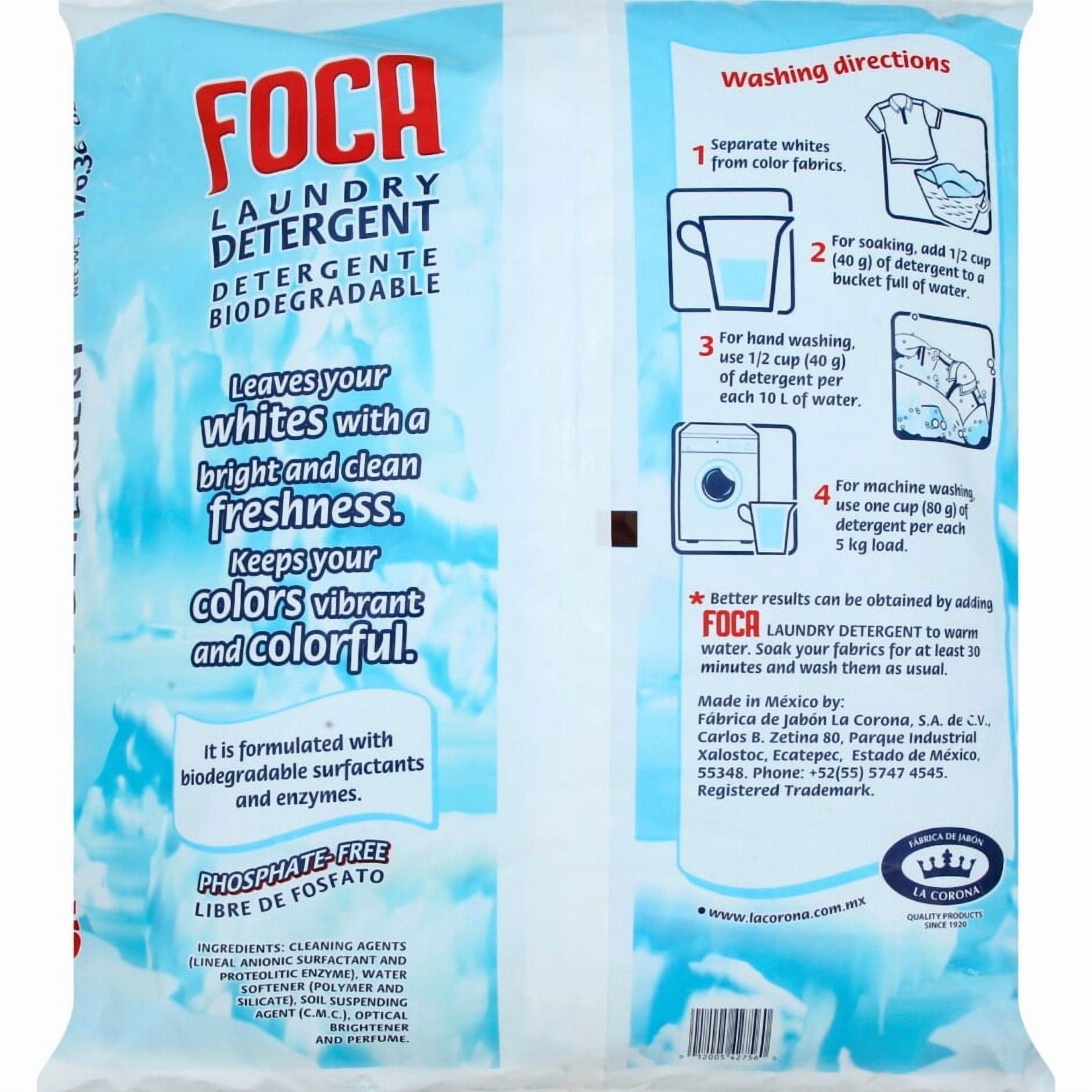 Foca Laundry Detergent (Pack 1) - 11lb