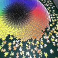 thumbnail image 2 of 1000 Pieces Rainbow Round Puzzle For Adults, Colour Gradient Jigsaw Puzzle, Difficult Puzzle For Adults Kids 14+, 2 of 5