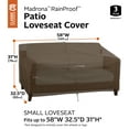 thumbnail image 3 of Classic Accessories Madrona Waterproof 58 Inch Patio Loveseat Cover, 3 of 22