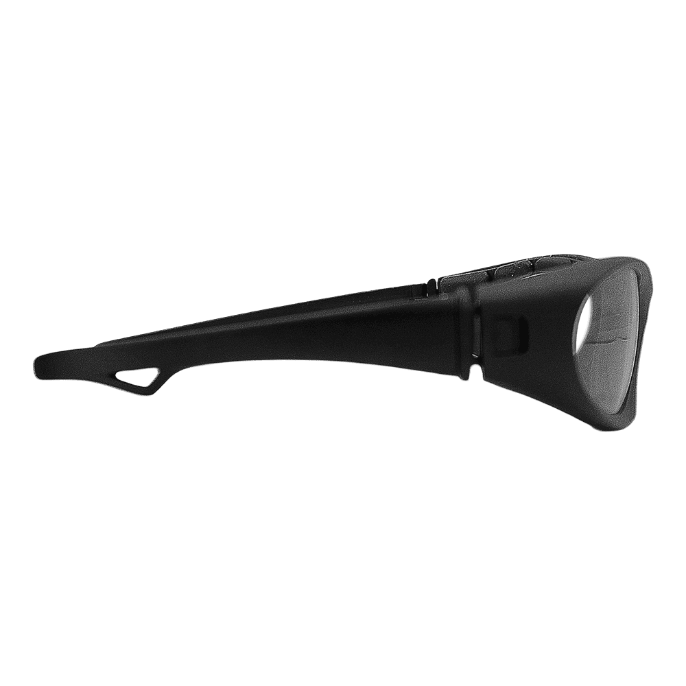 Zenport SG2661 Wrap-Around UV Coated Hybrid Safety Glasses, Black - 3 Pack