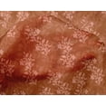 thumbnail image 4 of oneOone Silk Tabby Fabric Leaves & Floral Block Print Fabric BTY 42 Inch Wide, 4 of 4