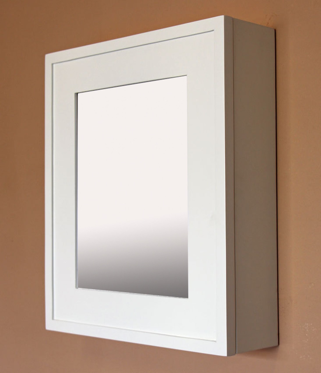 19 7/8" H x 16 7/8" W x 5 1/8" D Wall Mount Mirrored Medicine