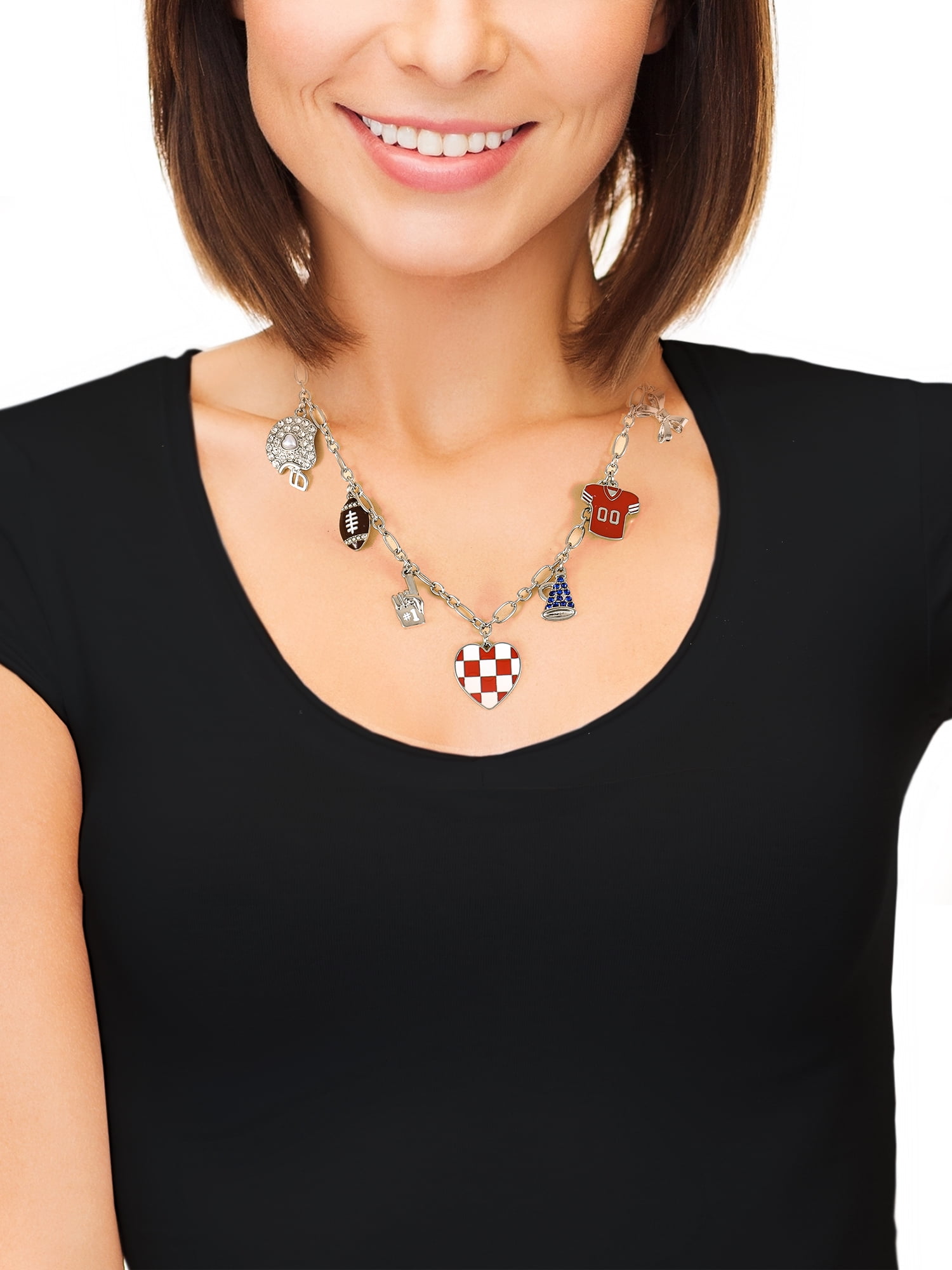 Packed Party Women's Game Day Charm Necklace