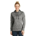 thumbnail image 2 of Sport-Tek Â® Ladies PosiCharge Â® Electric Heather Fleece Hooded Pullover. LST225, 2 of 2