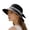 Black, variant on Gtoiithly Women Fashionable Wide Brim Sun Hat with Bow Design Breathable Summer Travel Beach Hat for Outdoor Activities Black