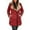 Red, variant on Goindgs Women’S Puffer Jacket Coat Winter Lapel Long Sleeve Padded Leather Thicken Sheepskin Warm Zipper Jacket Casual Outerwear Coat Green-L