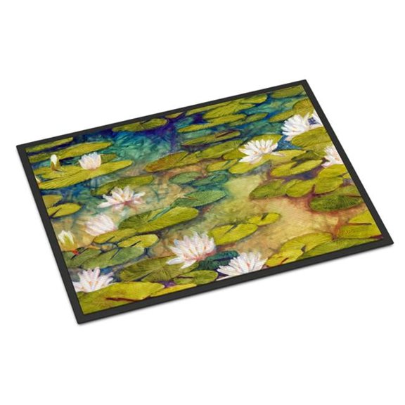 24 x 36 in. Waterlillies by Ferris Hotard Indoor or Outdoor Mat