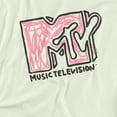 thumbnail image 3 of MTV Scribbles Women's Graphic T-Shirt Rolled Sleeve Tee, 3 of 6