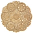thumbnail image 1 of LR Resources NATUR12031NAT60RD 6 ft. Natural Jute Round Area Rug, Natural, 1 of 2