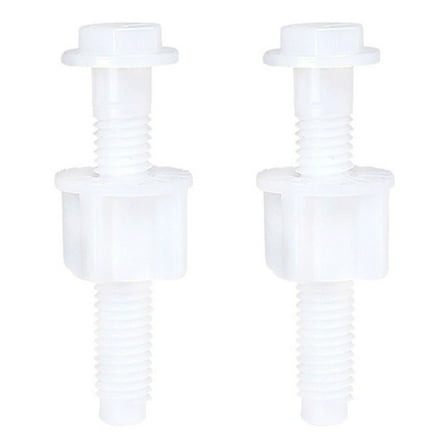 2pc Toilet Hinge Bolts Screw Fixing Fitting Kit Bathroom Toilet Repair