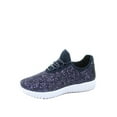 thumbnail image 2 of Remy-18k Youth Girl's fashion Flat Lace Up Light weight Glitter Sneaker Athletic Shoes, 2 of 2
