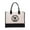 W, variant on Clearance!SDJMa Initial Printed Canvas Tote Bag, Personalized Shoulder Handbag with Inner Zipper Pocket, Open Beach Bag for Vacation, Present Bag for Wedding, Birthday, Holiday