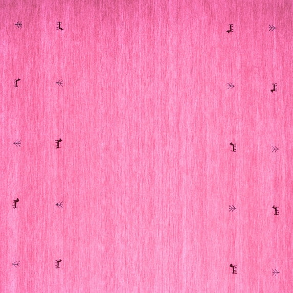 Ahgly Company Indoor Square Abstract Purple Contemporary Area Rugs, 8' Square