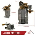 thumbnail image 3 of Pressure Washer Pump Replacement 3000 PSI 2.5 GPM - Compatible with Power 020309-0 -1-3 - Horizontal Shaft Pump with Keyway, 3 of 9
