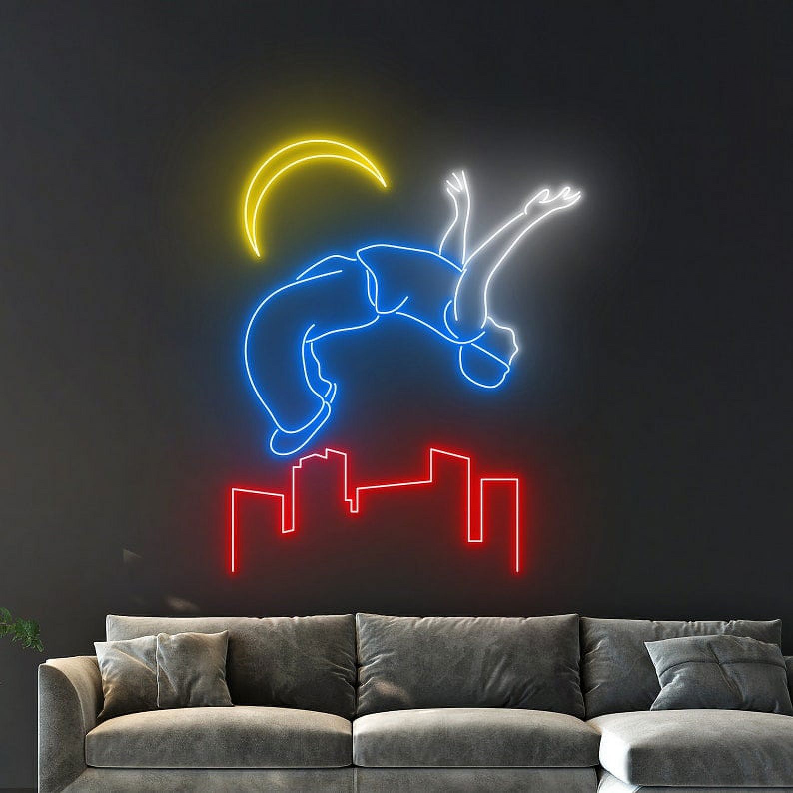 Handmadetneonsign Parkour Aesthetic Neon Sign, Parkour Led Sign, Parkour Led Light, Parkour Neon