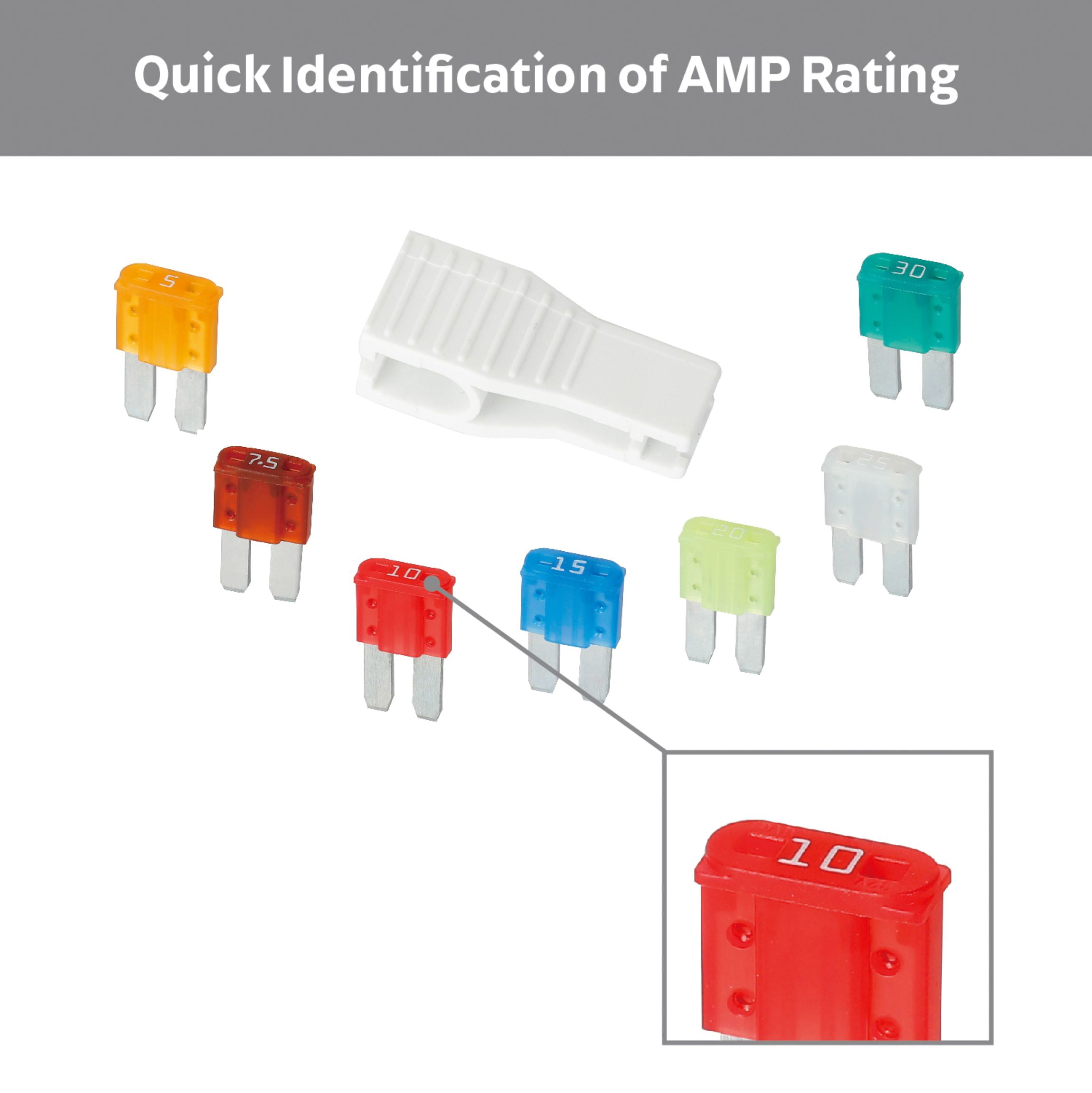 EverStart Emergency 7-Piece Micro Fuse Kit for Automotive ATR