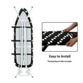 thumbnail image 4 of SEANATIVE Polka Dots Iron Board Covers with Padding Resist Scorching Thick Cover for Ironing Board, Black Stretchable Heat-Reflective Ironing Board Table Top Cover Protector Home Decor, 4 of 6
