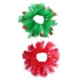 thumbnail image 3 of WRITWAA 2 Pcs Collier pour Animaux de Compagnie Rouge de Noël Matériau Polyester Design Festif Confortable, 3 of 7
