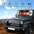 thumbnail image 4 of Hunter × Hunter Car Windshield Sun Shades, Front Windshield Sun Shade For Car Truck Suv, Foldable Sun Visor, Hardened Reflector Shield Cover, Keeps Your Vehicle Cool, 4 of 9