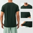 thumbnail image 5 of Mlzmgr T Shirts for Men Crew Neck Short Sleeve Dry Fitted Stretchy T Shirts Sports Workout Gym Shirts, 5 of 6