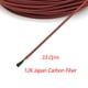 thumbnail image 3 of Heating3Mm 12K 33Ω Cable De Calefacción De Fibra De Carbono 200 ℃ Cable De Calefacción De S Tomshoo 20m, 3 of 7
