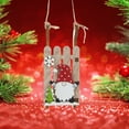 thumbnail image 6 of Cheapark Wooden Christmas Sled Pendants - Tree Ornaments for Office & Party Hanging, Festive Decor for Holiday Season, 6 of 7