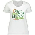 thumbnail image 3 of Inktastic St. Patrick's Day Not Lucky Just Blessed with Clover Women's Plus Size T-Shirt, 3 of 5
