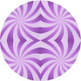 thumbnail image 1 of Ahgly Company Indoor Round Patterned Blossom Pink Area Rugs, 8' Round, 1 of 6