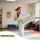 thumbnail image 1 of Cinturón de karate y taekwondo, cinturón de entrenamiento de judo, construcción de doble aguja y ocho hilos, núcleo de fieltro de algodón de doble capa, estilo tradicional, para práctica de, 1 of 9