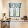thumbnail image 6 of Kitchen Curtains Valances, Rod Pocket Valances for Windows, Small Window Treatment Valances for Window, Living Room, Bedroom, Bathroom, 1 Panel, 54" W x 18" L, Retro Daisy, 6 of 6