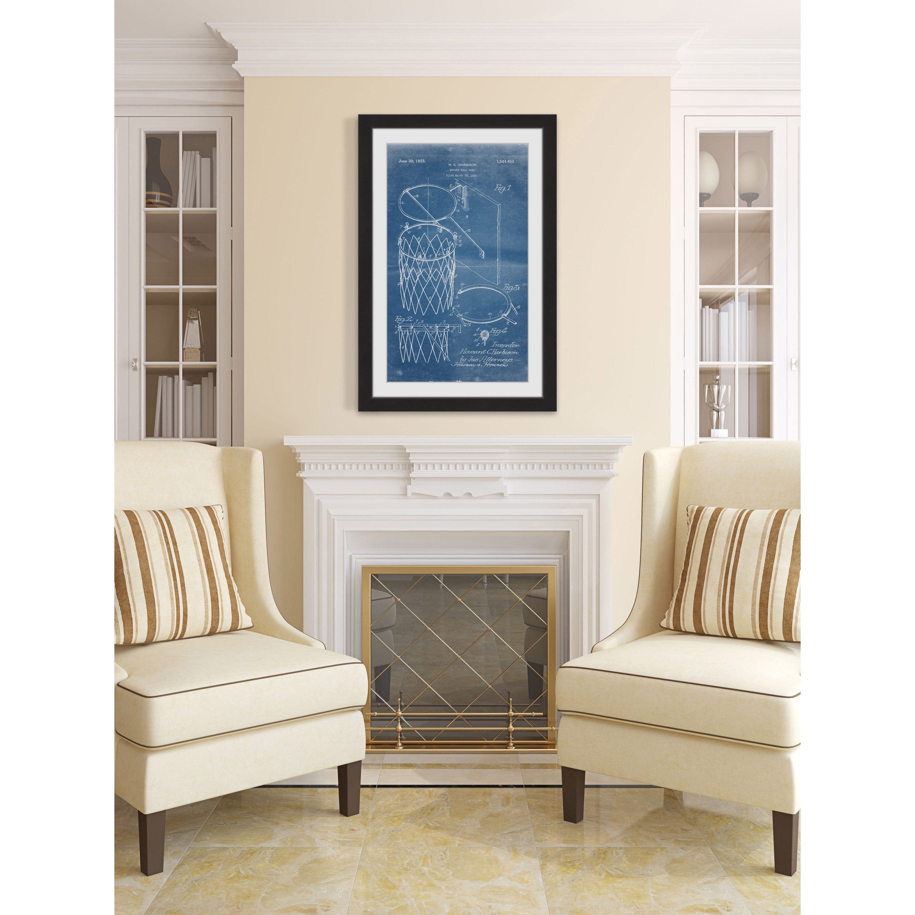 Marmont Hill Sports Abstract Drawings Framed Art Prints, by Steve King