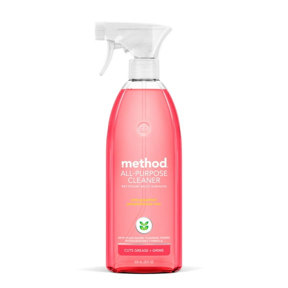 Method Home Care All-Purpose Cleaner Spray Alpine Pink Grapefruit 28 oz (Pack Of 6)