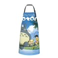 thumbnail image 2 of Totoro Kitchen Cooking Aprons, Adjustable Bib Soft Chef Apron with 2 Pockets for Men Women, 2 of 8