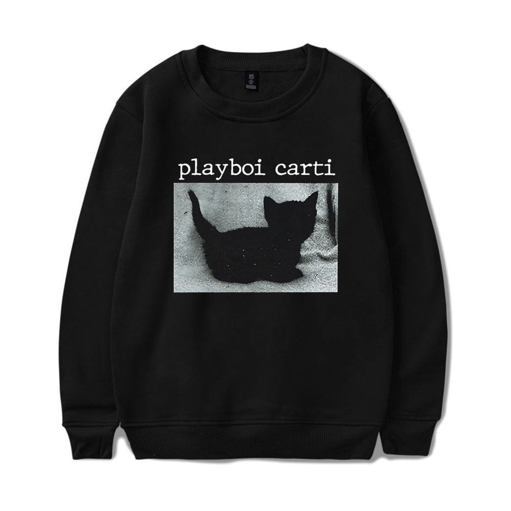 Playboi Carti black cat Hoodie Unisex Casual Fashion Sweatshirt Fashion  Hoody 