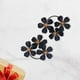 thumbnail image 3 of Pendientes de flores de camelia Pendientes de flores Pendientes de flores vintage de moda para Negro, 3 of 9