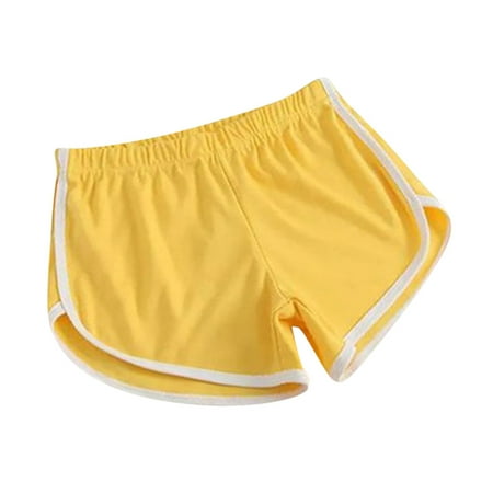 JIKNTTR Women s Shorts Hiking Athletic Shorts Active Casual Shorts Women Yoga Sports Summer Shorts Workout Solid Pants Summer Hot Pants with Pockets Versatile