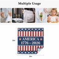 thumbnail image 5 of 250 Year American Anniversary Flag Cloth Napkins, Blue Red USA Washable and Reusable Dinner Napkins Set of 6, Table Napkin for Kitchen Party Birthday Wedding Hotel Housewarming 20"x20", 5 of 9