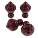 thumbnail image 5 of Extremos de varilla para cortinas Perfecl decorativos 4 piezas 28 mm rojo, 5 of 8