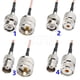 thumbnail image 2 of Conector JXRF BNC macho a conector hembra SO239 PL259 UHF Cable coaxial RG316, 2 of 5