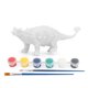 thumbnail image 2 of Gwong Juguete Dinosaurio Lifelike Craft Craft Plastic DIY Graffiti Dinosaur Modelo para niños Gwong 30009977, 2 of 6