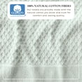 thumbnail image 3 of Great Bay Home Quick Dry Diamond Waffle 6 Piece Towel Set, Pastel Blue, 3 of 7