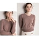 thumbnail image 5 of Sueter De Mujer Moda Sweater Dama Cuello V Abrigo Ligero LOLE  Sueter, 5 of 6