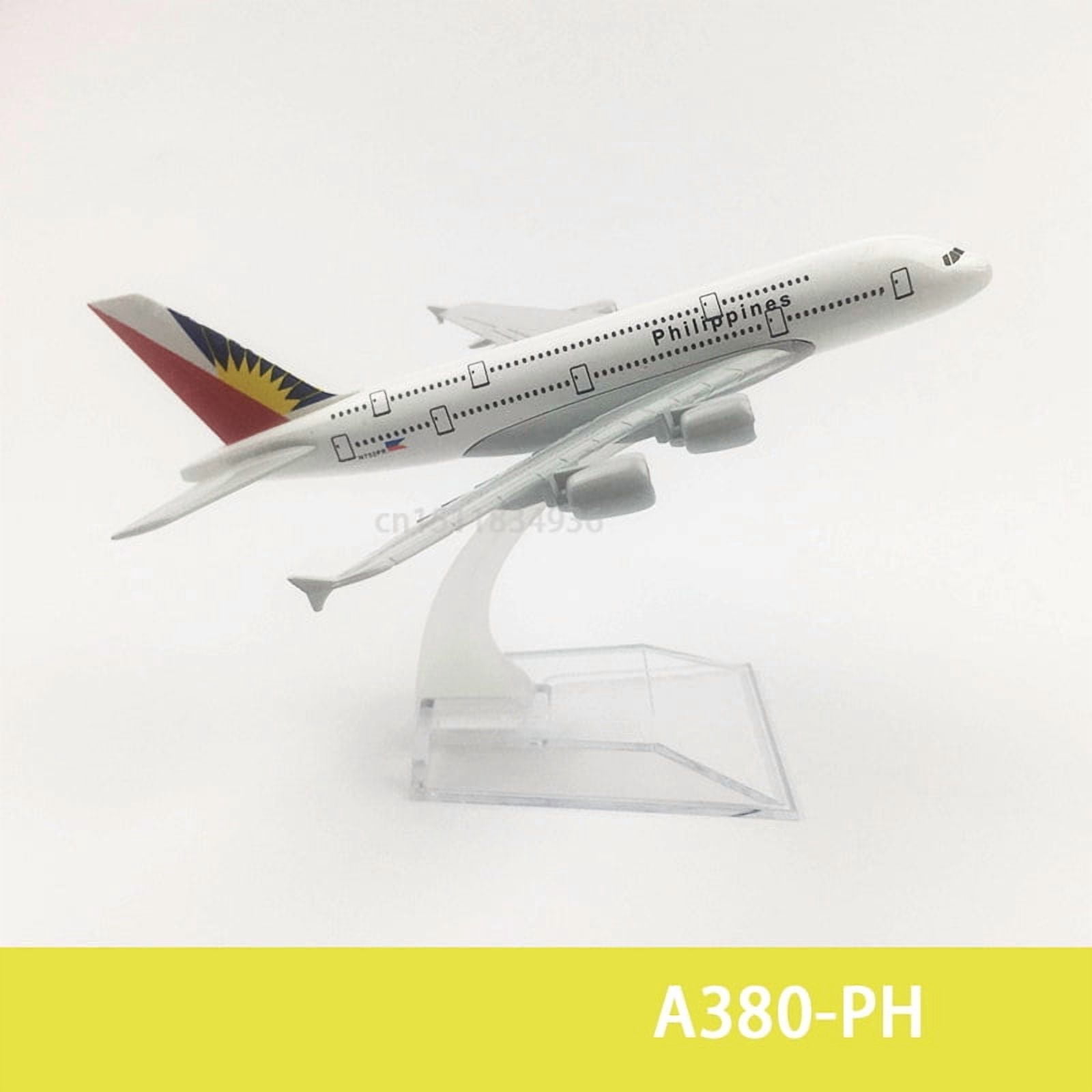 6Inch 15CM A380 A350 A330 A320 Concorde Diecast Airplane Model For Gift Collection,A380 PH