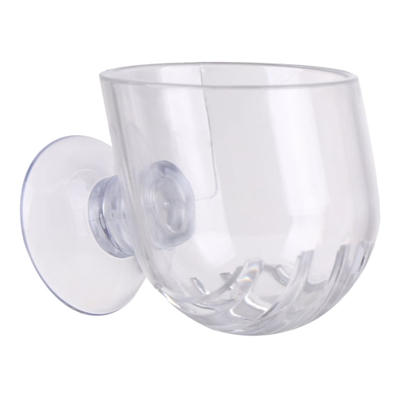 WHAMVOX  Red Warm Food Dish Fish Tank Feeding Bowl Automatic Feeder Transparent