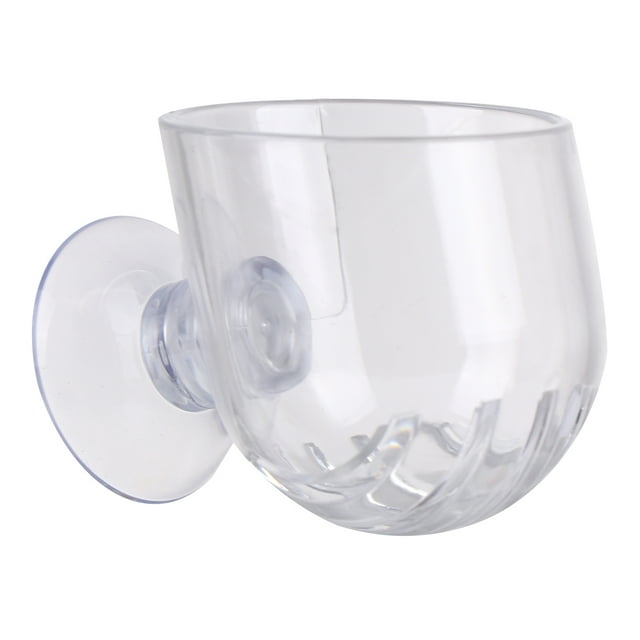 MasteelfCA 1Pc Acrylic Automatic Fish Tank Feeder Red Bug Feeding Cup Shrimp Nematode Feeder Feeding Tool (Small Insects Cup)