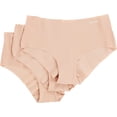 thumbnail image 1 of Calvin Klein Invisibles 3-Pack Hipster Light Caramel Medium, 1 of 3