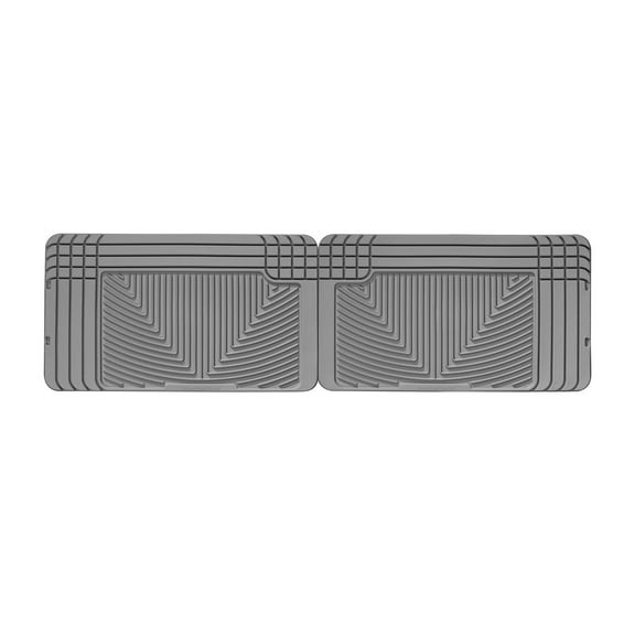 WeatherTech All-Weather Floor Mats compatible with Escalade, Silverado, Traverse, Ram Truck 2500/3500, F-150, Sierra - 2nd Row, Grey