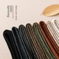 thumbnail image 3 of Spring and Autumn Socks Men's Solid Color Vertical Strip Mid-length Socks Japanese Monochrome Cotton Socks Simple Men's Fashionable Socks, 3 of 4